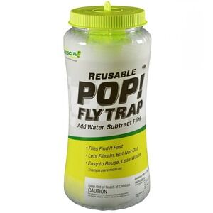 Rescue Outdoor POP Fly Trap Reusable Hanging Pest Control Model PFTR NEW
